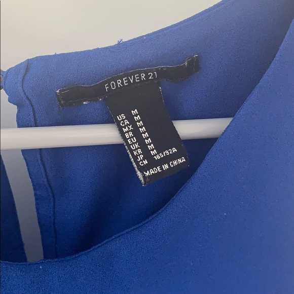 Blue tank top - Picture 3 of 3